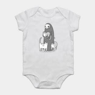 The Grim and Her Cats Baby Bodysuit